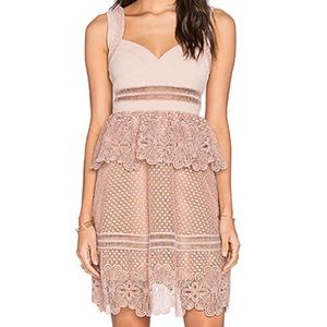 Self Portrait Bustier Mini dress